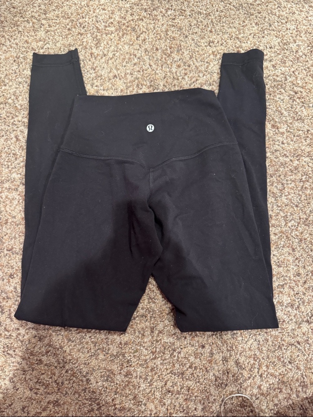 Lululemon Black Leggings with Signature Logo
